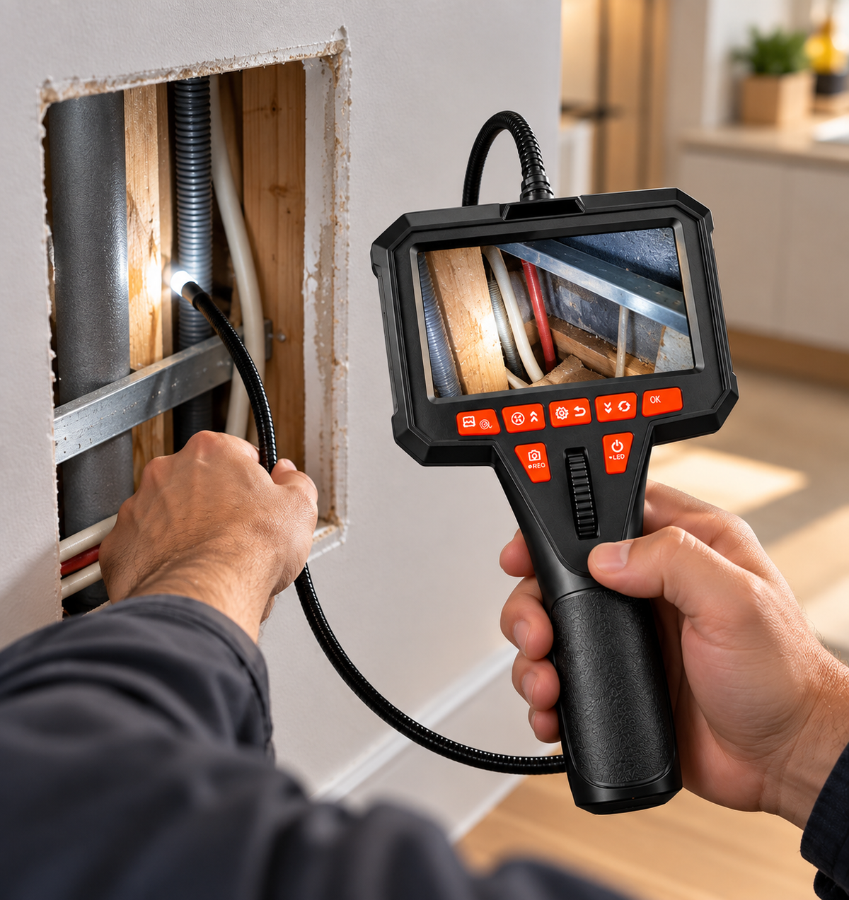 Conçue pour les inspections difficiles.